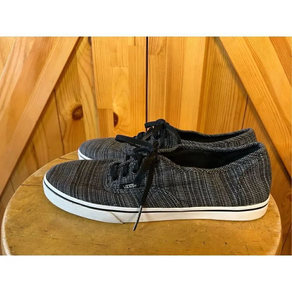VANS  AUTHENTIC CHAMBRAY LOW PRO SNEAKERS 8